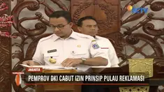 Pemprov DKI Jakarta mencabut izin reklamasi Teluk Jakarta. Empat pulau yang sudah dibangun akan dikelola untuk kepentingan umum.