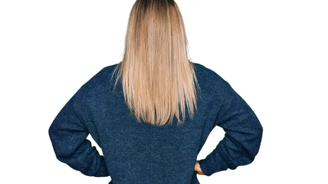 Ilustrasi rambut shaggy