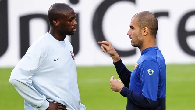 Yaya Toure dan Guardiola
