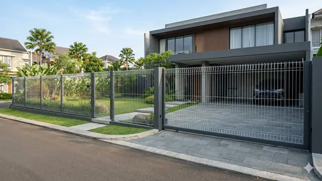 Desain Pagar Modern yang Sulit Dipanjat Tetapi Tetap Estetik