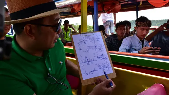 Cara Ridwan Kamil Kembangkan Wisata Waduk Darma Kuningan