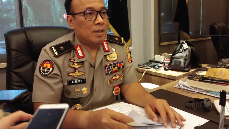 Karo Penmas Divisi Humas Polri, Brigjen Pol Dedi Prasetyo, di Mabes Polri, Selasa (27/8/2019).