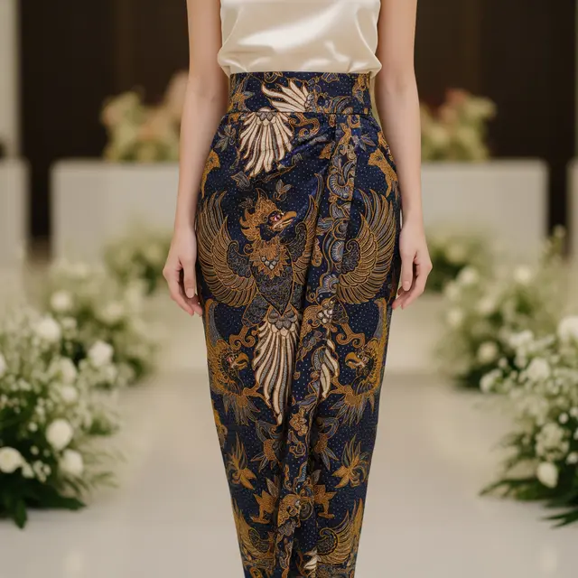9 Model Rok Batik Lilit Modern Cocok untuk Kondangan