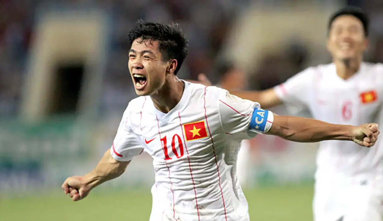 Nguyen Cong Phuong, pemain berusia 20 tahun ini dipercaya akan menjadi suksesor dari pemain senior Vietnam, Lee Cong Vinh yang sudah bermain di Jepang. (Thethao247.vn)