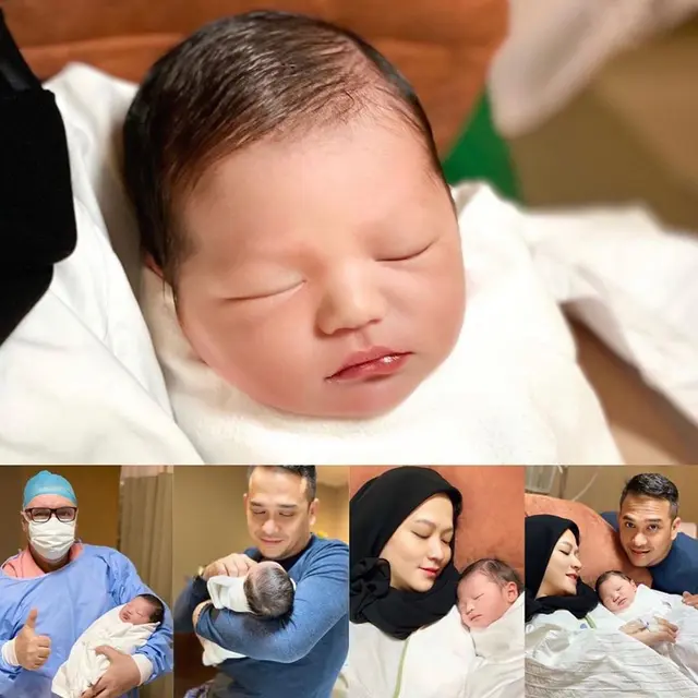 6 Momen Seleb Pria Peluk Anaknya yang Baru Lahir, Penuh Haru