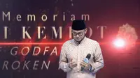 Ramzi Turut Memanjatkan Doa Yang Dipimpin Oleh Ustadz Subki Al Bughury Untuk Alm. Didi Kempot dalam BerAKSI Di Rumah Saja. (Indosiar)