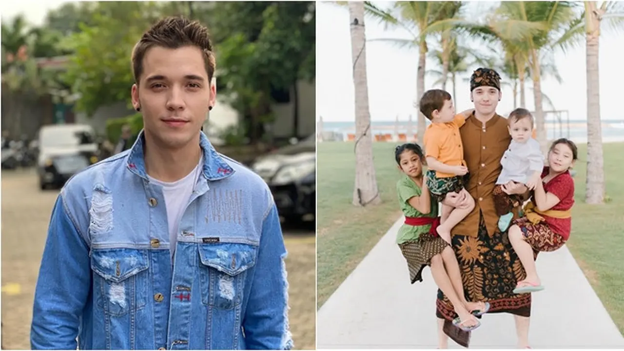 Potret Stefan William Saat Asuh 4 Anaknya