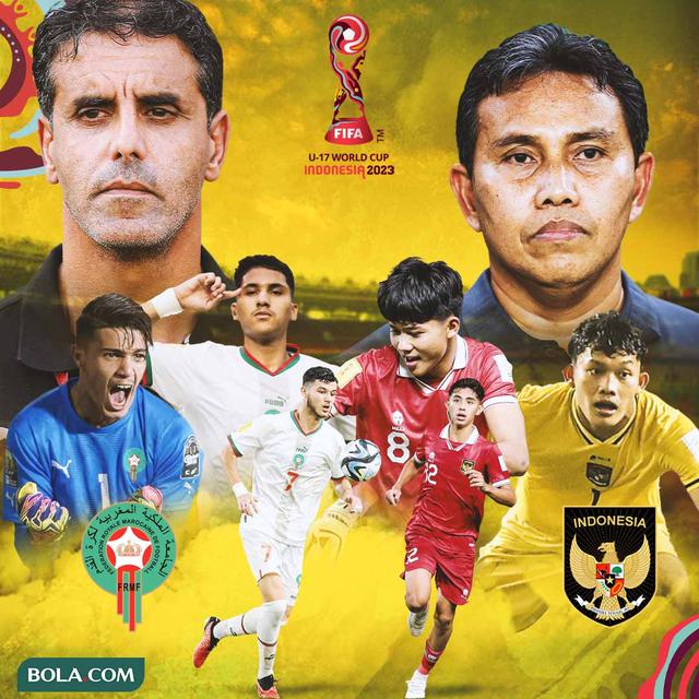 Piala Dunia U-17 - Ilustrasi Timnas Maroko U-17 Vs Timnas Indonesia U-17