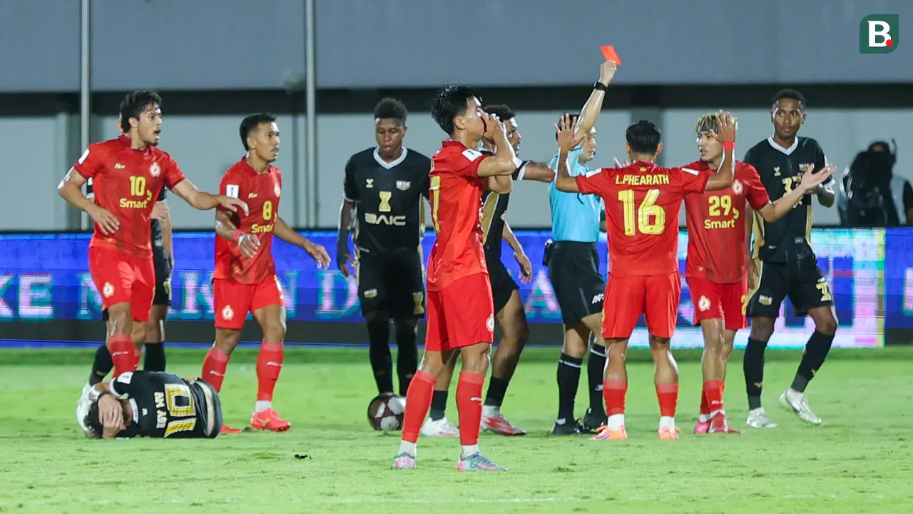 Foto: Lawan 10 Pemain, Dewa United hanya Mampu Bermain Imbang Kontra Phnom Penh Crown di AFC Challenge League