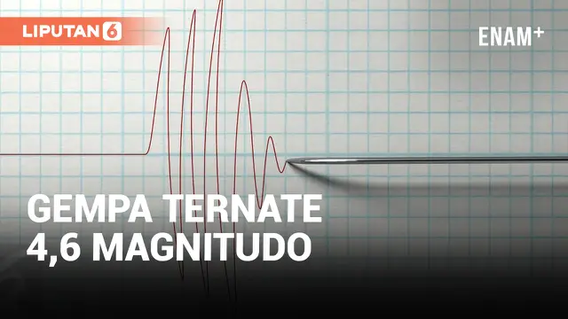 Gempa Berkekuatan 4,6 Magnitudo Getarkan Ternate Maluku Utara