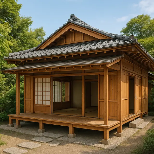 Model Rumah Kayu Gaya Jepang