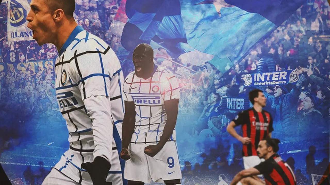 Cerita Bola - Selebrasi Gol Inter Milan dan Pemain AC Milan