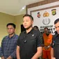 Penyidik Polres Metro Jakarta Selatan resmi menahan Panca Darmansyah, tersangka pembunuhan terhadap 4 anak kandungnya di Jagakarsa. (Merdeka.com)