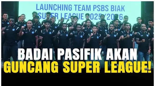 PSBS Biak resmi meluncurkan tim dan jersey terbaru mereka untuk menyambut musim perdana di BRI Super League! Dalam acara penuh semangat yang digelar di Biak, skuad berjuluk Badai Pasifik ini memperkenalkan wajah-wajah anyar dan kostum tempur yang aka...
