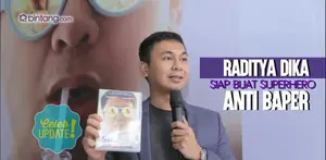 Raditya Dika ingin buat karakter superhero yang seperti ini.