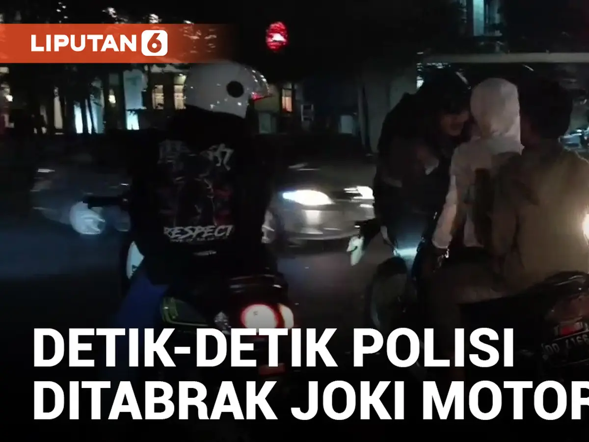 VIDEO: Kena Razia, Joki Balap Liar Nekat Tabrak Polisi - Regional  Liputan6.com