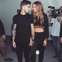 Gigi Hadid salah menyebutkan dari etnis mana Zayn berasal. (Instagram/gigihadid)