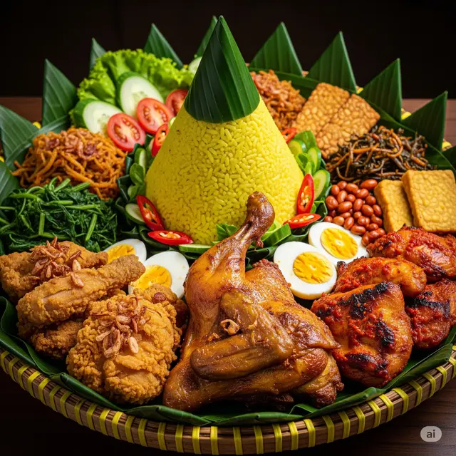 Toping Tumpeng (Image by Gemini)