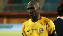 Striker Semen Padang, Karl Max Barthelemy. (Bola.com/Aditya Wany)