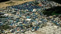 Kamp pengungsian Calais Jungle di Prancis. (Philippe Huguen/AFP)