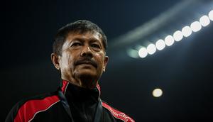 Pelatih Timnas Indonesia U-22 saat mendampingi timnya pada laga ujicoba melawan Mali&nbsp;yang digelar di Stadion Pakansari, Kabupaten Bogor, Selasa (18/11/2025) pukul 20.00 WIB. (Bola.com/Bagaskara Lazuardi)