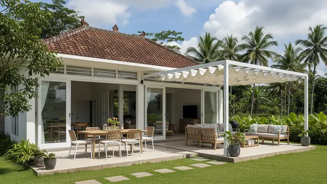 Ide Transformasi Rumah Kuno Pedesaan Jadi Tampak Kekinian/Ilustrasi AI