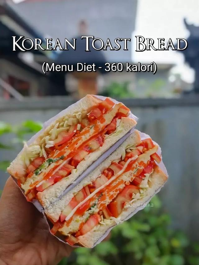 Resep korean toast (menu diet). (dok. Cookpad @deniza_ika)