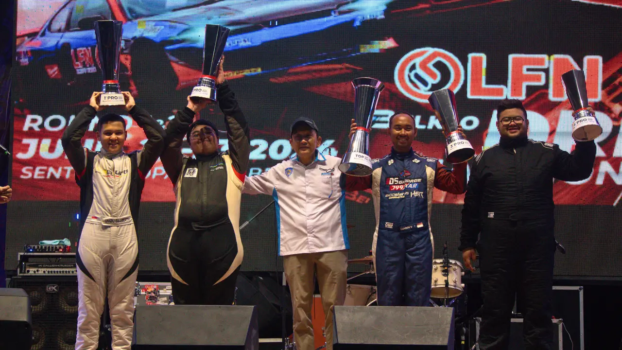 Umbu Gillberth Kembali Rajai Seri 2 Kejurnas Drift 2024