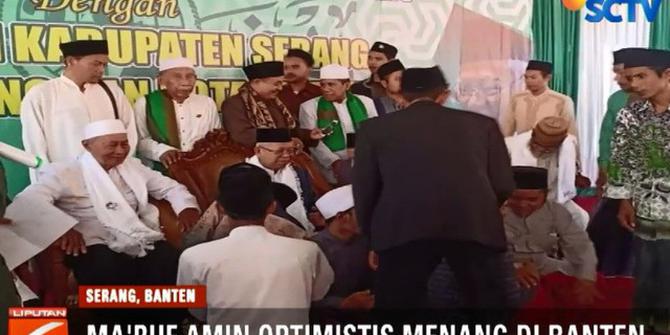 Cara Ma'ruf Amin Raup Suara di Banten pada Pilpres 2019