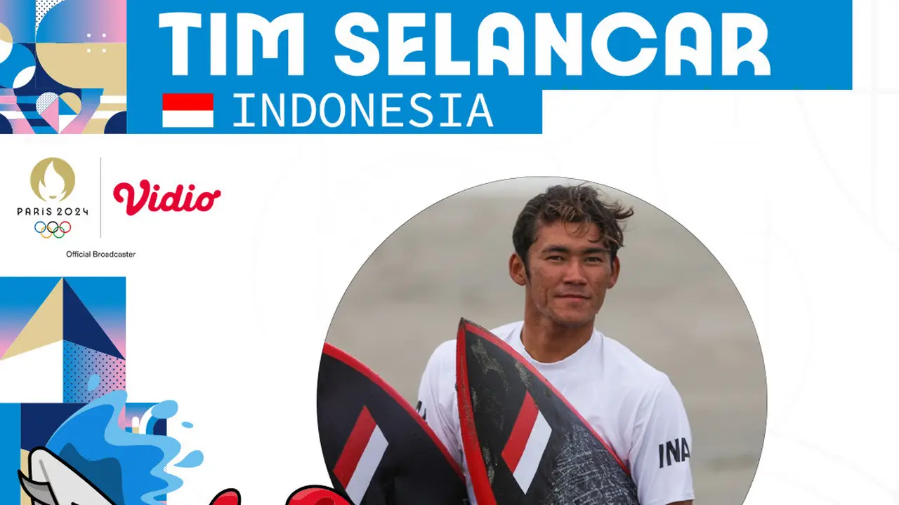 Olimpiade 2024 - Profil Atlet Selancar Indonesia di Olimpiade Paris 2024