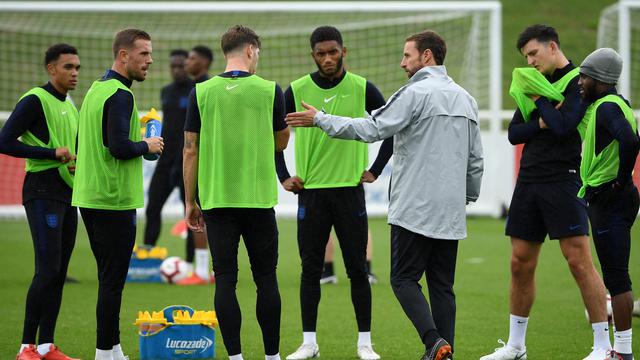 Intip Latihan Timnas Inggris Jelang Hadapi Spanyol