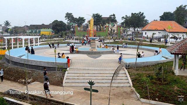 Taman Parakan di Kabupaten Temanggung, Jawa Tengah. (Dok Kementerian PUPR)