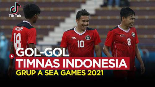 VIDEO TikTok: Gol-Gol Timnas Indonesia U-23 yang Membawa Lolos ke Semifinal SEA Games 2021