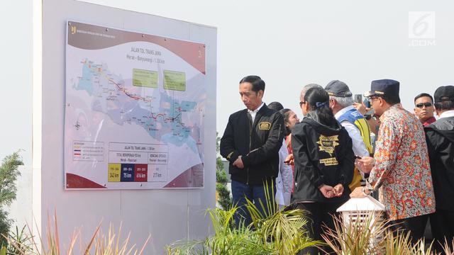 Presiden Jokowi Resmikan 4 Ruas Tol Trans Jawa