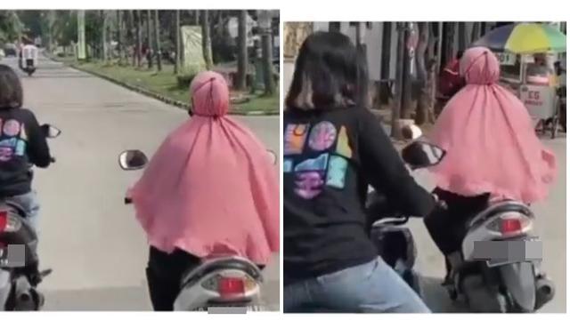 6 Potret Emak-emak Belok Tak Sesuai Lampu Sein Ini Bikin Tepuk Jidat