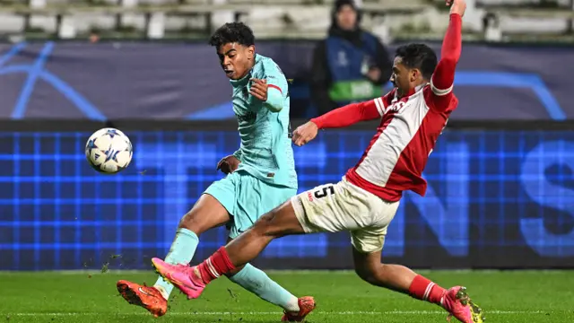 Lamine Yamal - Antwerp Vs Barcelona di Liga Champions 2023/2024