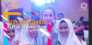 Cerita Ussy Sulistiawati siapkan acara santunan 600 anak yatim di bulan ramadan ini.