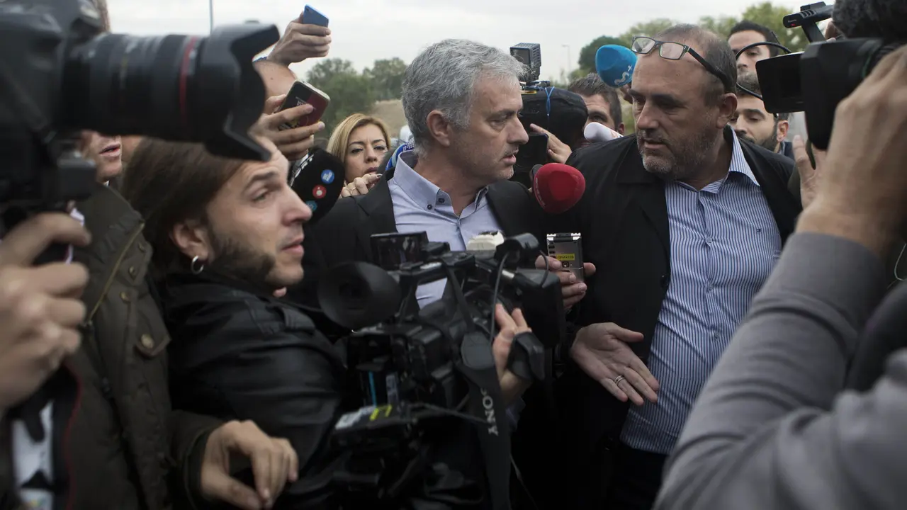 FOTO: Kembali ke Madrid, Jose Mourinho Jalani Sidang