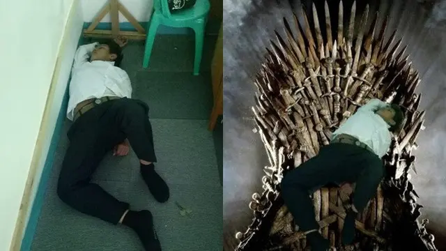 Netizen Ini Minta Foto Orang Tidur Diedit, 5 Hasilnya Bikin Ketawa