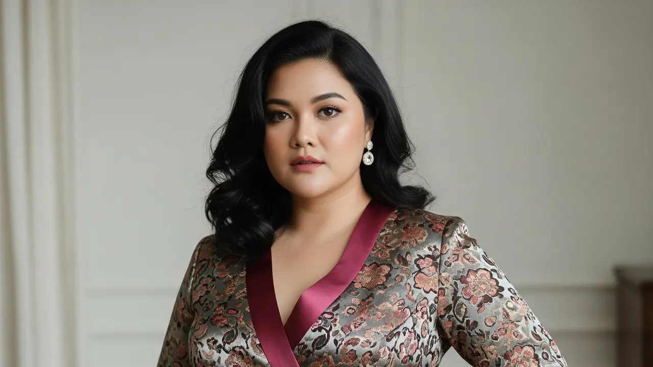 Model Dress Batik untuk Orang Gemuk dan Pendek