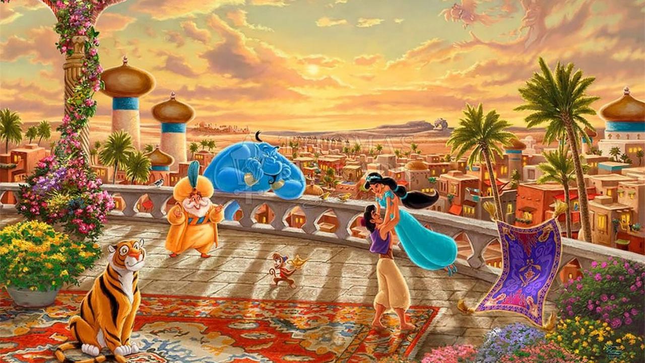 Seperti dalam Film, 7 Potret Lukisan Disney Ini Terlihat Sempurna