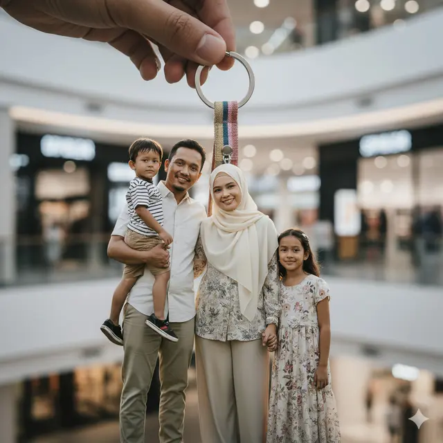 Cara Buat Foto Keluarga dengan AI di Google Gemini (created by AI)