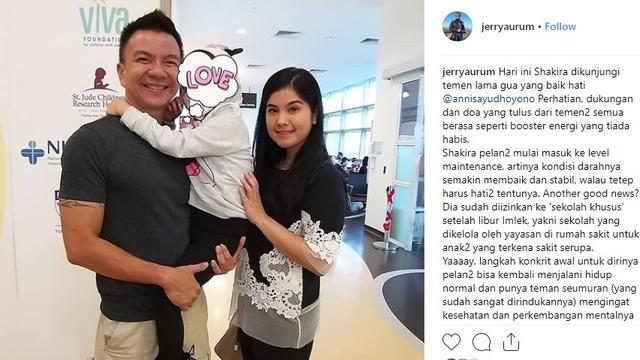 Jerry Aurum dan Annisa Yudhoyono