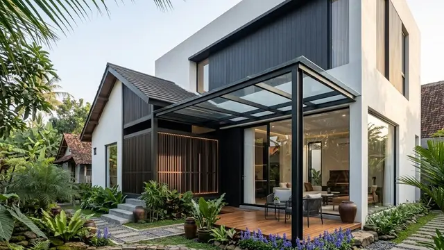 Kanopi Kaca Minimalis yang Elegan dan Mewah