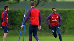 Marcus Rashford masih berusia 18 tahun dan menjadi pemain termuda di skuat Inggris. Penampilan cemerlangnya bersama Manchester United membuat pelatih Inggris, Roy Hodgson, memanggilnya untuk tampil di Piala Eropa 2016. (AFP/Glyn Kirk)