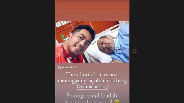 Kabar Duka, Ayah Yama Carlos Meninggal Dunia. (instagram.com/yamacarlos7)