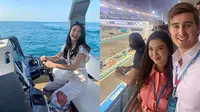 6 Momen Raline Shah di Abu Dhabi, Seru Naik Yatch Hingga Nonton F1