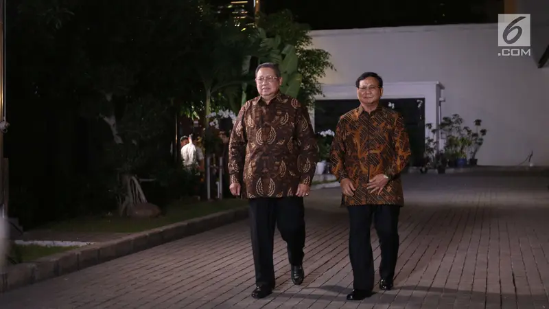 SBY Sambut Kehadiran Prabowo