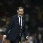 Terlalu nyaman di kursi kepelatihan Juventus satu diantara alasan Allegri menolah tawaran Perez. Satu ambisi yang belum ia peroleh adalah menjuarai Liga Champions yang gagal di dua kesempatan final. (AFP/Filippo Monteforte)