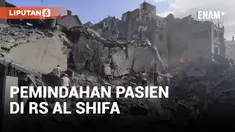 Kementerian Gaza Tunjukkan Petugas Medis dan Pasien di RS Al Shifa Dipenuhi Asap Ditengah Serangan Israel